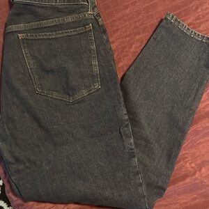 Maternity blue jeans